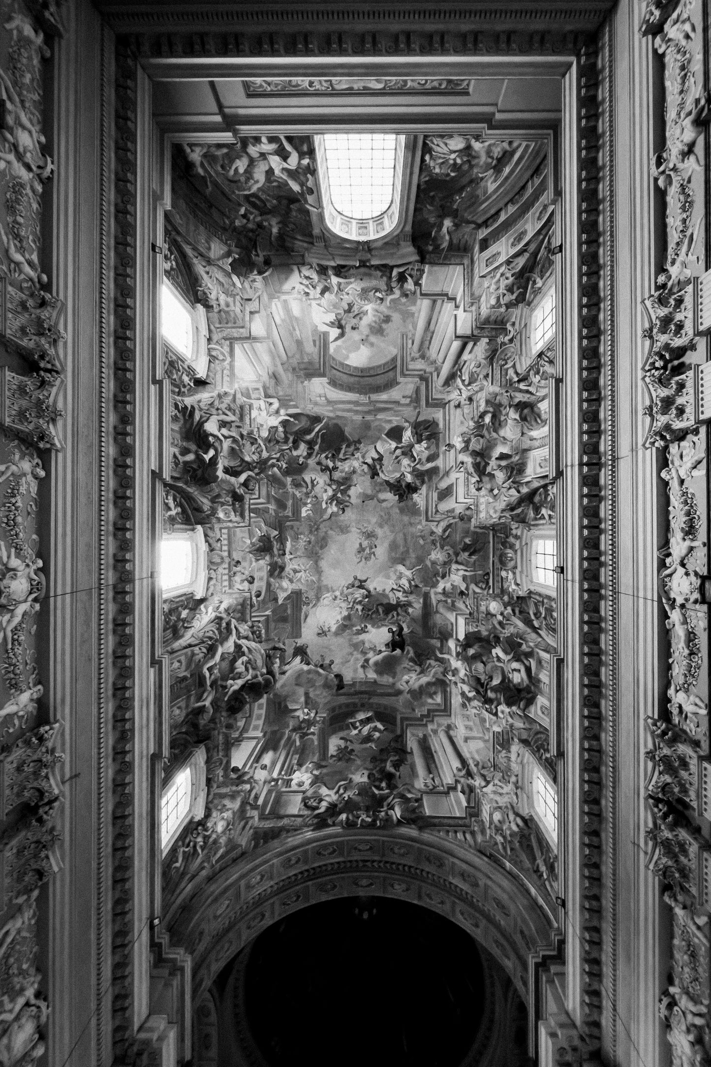 Igreja Sant'Ignazio di Loyola Roma | 2025 (P&B) - Ref 136