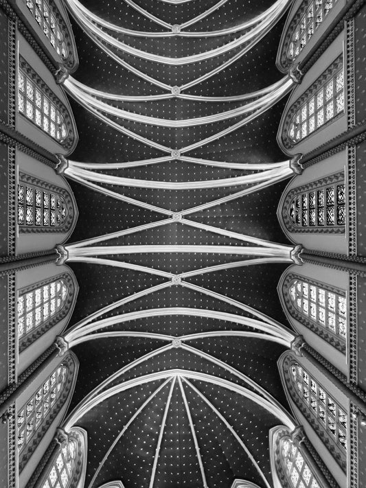 Basílica N.Sa. do Rosário - Cotia | 2024 (P&B) - Ref 52